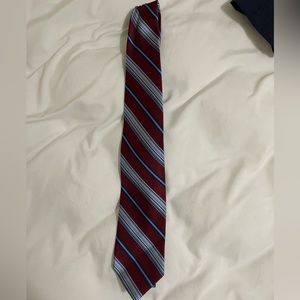 Jos A Bank Red & Blue Tie